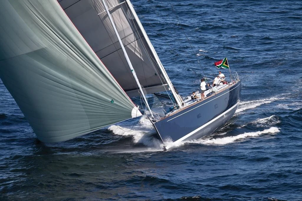 a group of people sailing on a boat aboard ARAGON Yacht for Sale