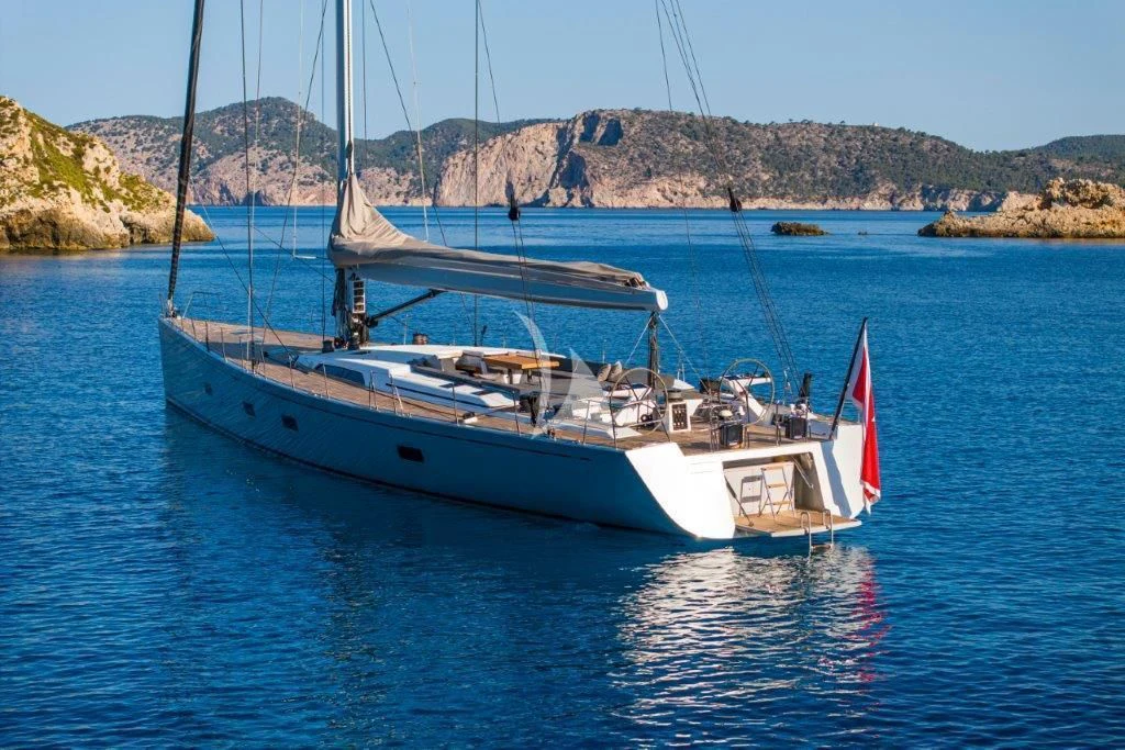 a boat on the water aboard ARAGON Yacht for Sale