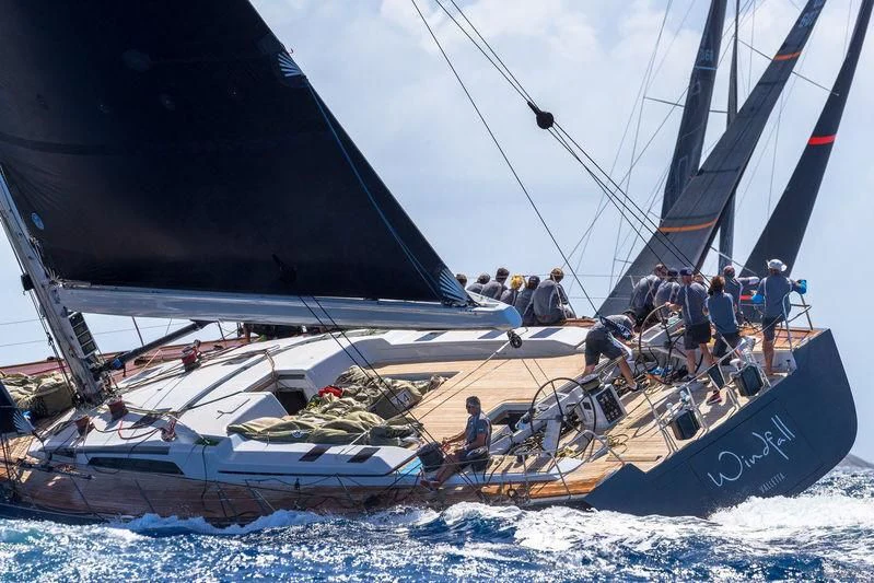 a group of people on a boat aboard ARAGON Yacht for Sale