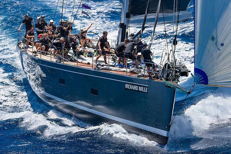a boat with people on it aboard ARAGON Yacht for Sale