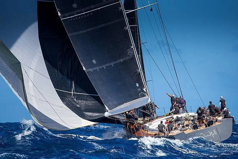 a group of people sailing on a sailboat aboard ARAGON Yacht for Sale