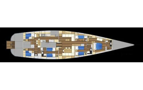 graphical user interface aboard ARAGON Yacht for Sale