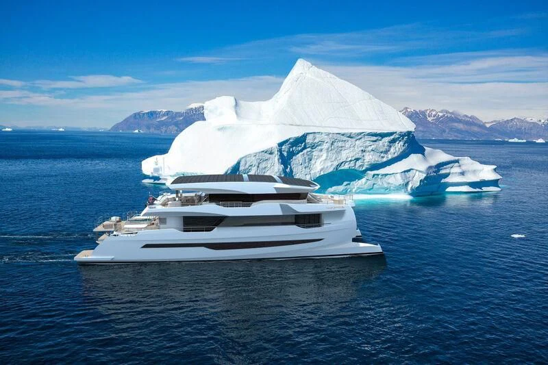 a boat in the water aboard CAPRICA Yacht for Sale