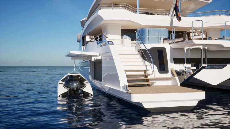 a boat on the water aboard CAPRICA Yacht for Sale