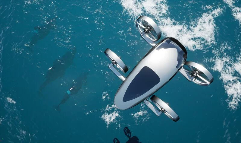 a person in scuba gear underwater aboard CAPRICA Yacht for Sale