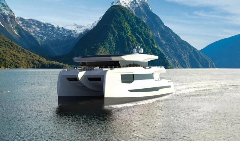 a boat on the water aboard CAPRICA Yacht for Sale