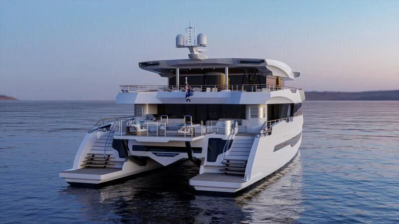a boat on the water aboard CAPRICA Yacht for Sale