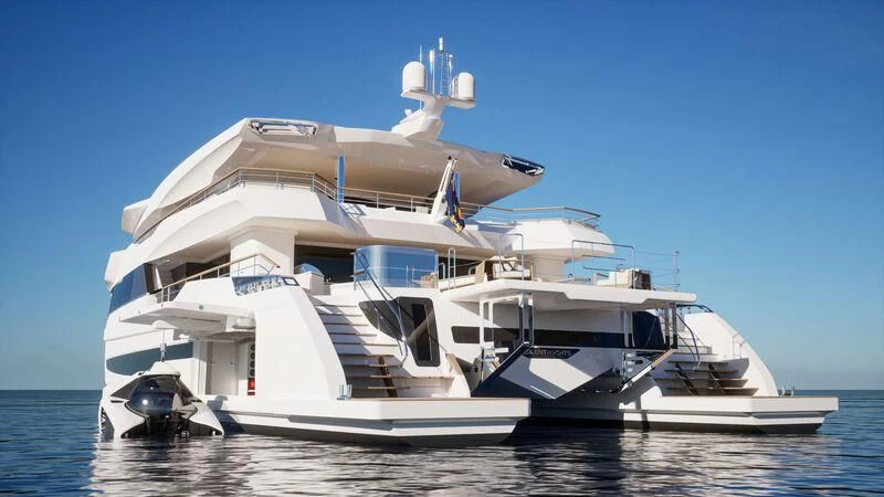 a boat on the water aboard CAPRICA Yacht for Sale