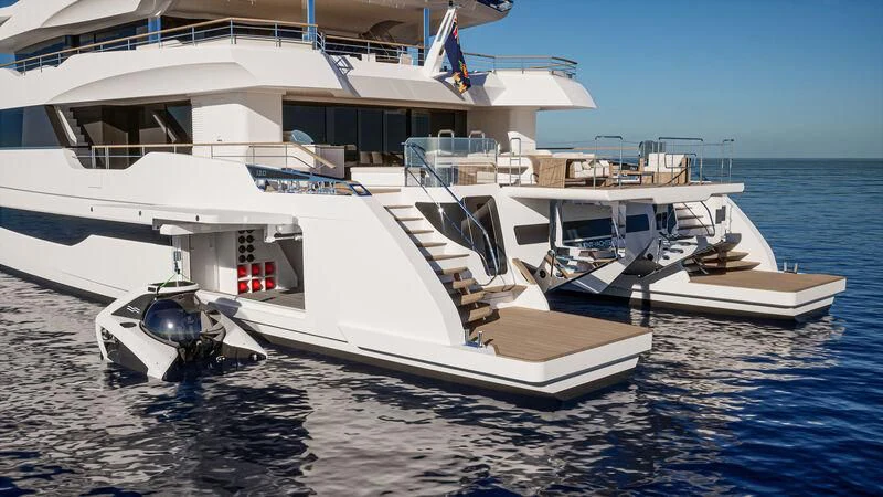 a boat on the water aboard CAPRICA Yacht for Sale