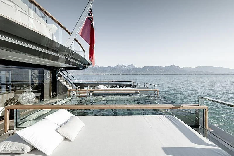 a boat on a body of water aboard ATTILA Yacht for Sale