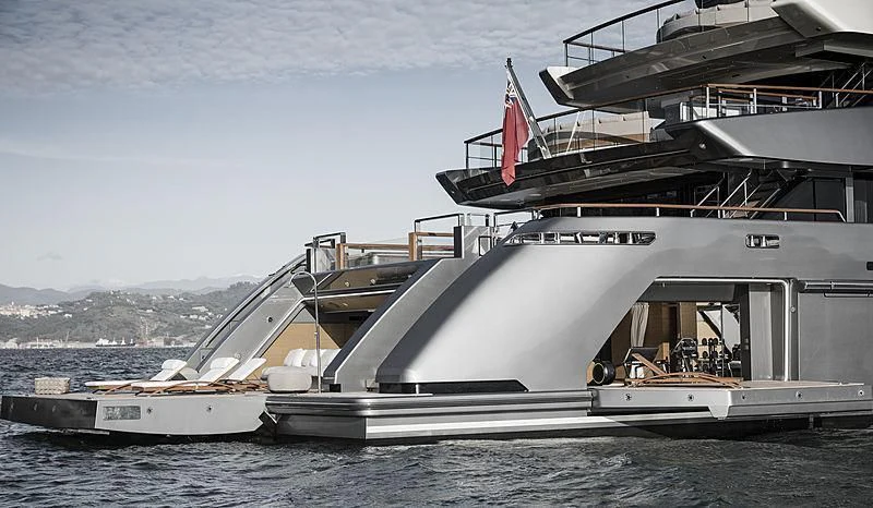 a boat on the water aboard ATTILA Yacht for Sale