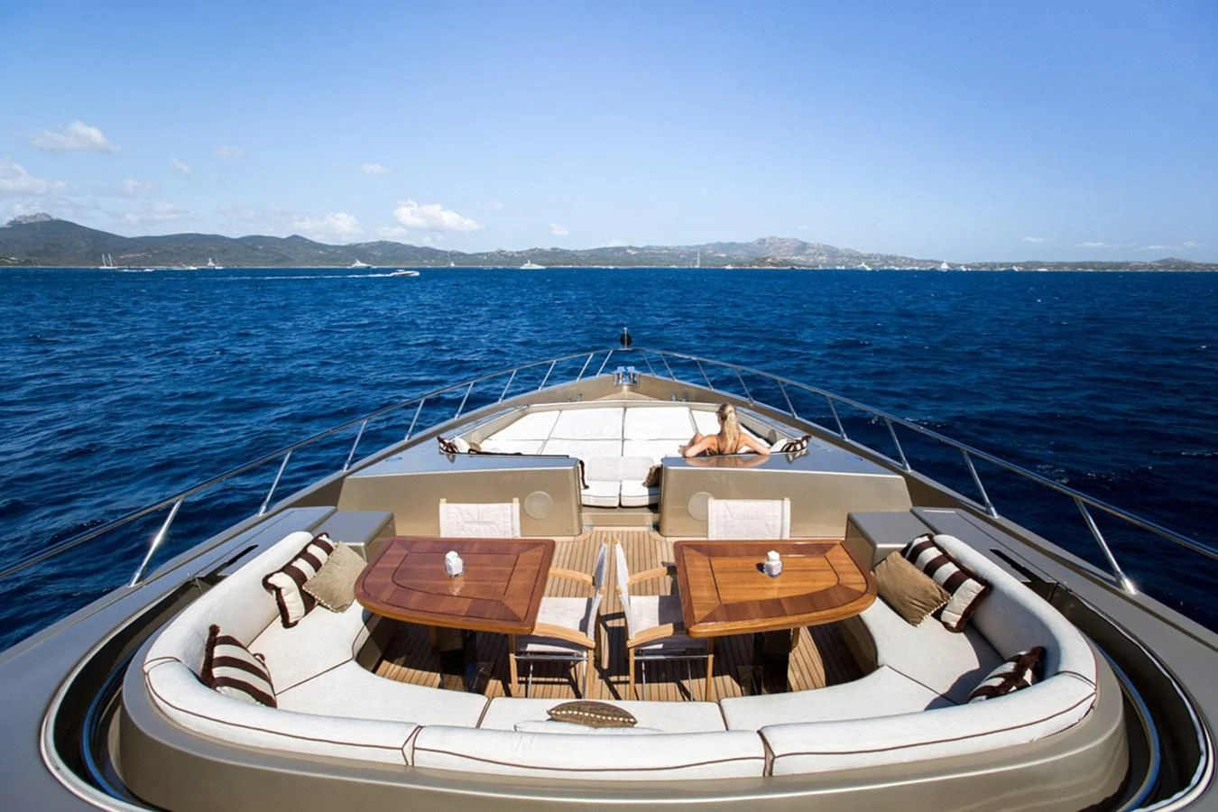a boat on the water aboard GENESIS Yacht for Sale