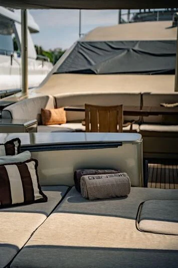 a boat on the water aboard GENESIS Yacht for Sale