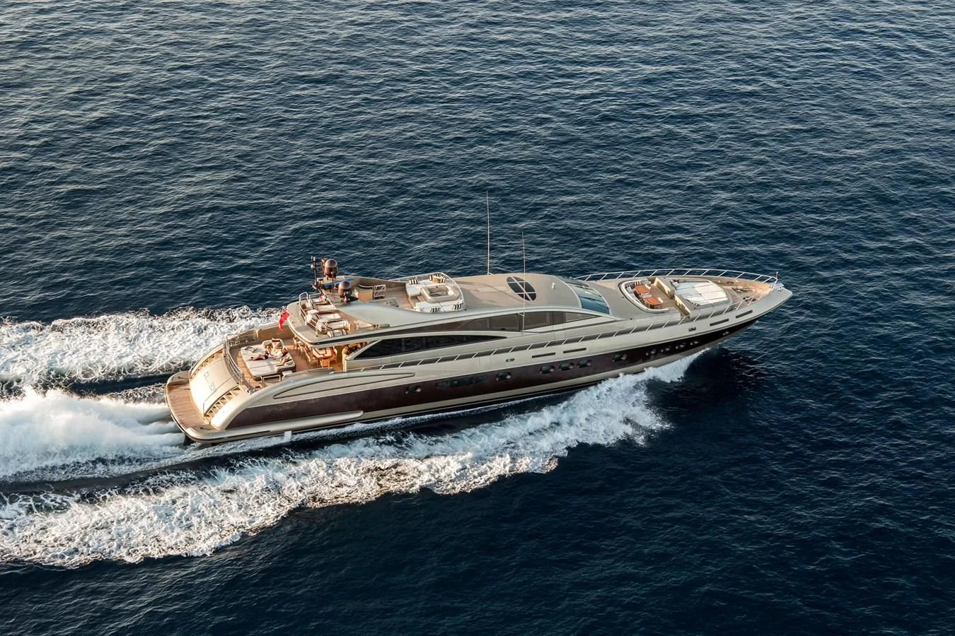 a boat on the water aboard GENESIS Yacht for Sale