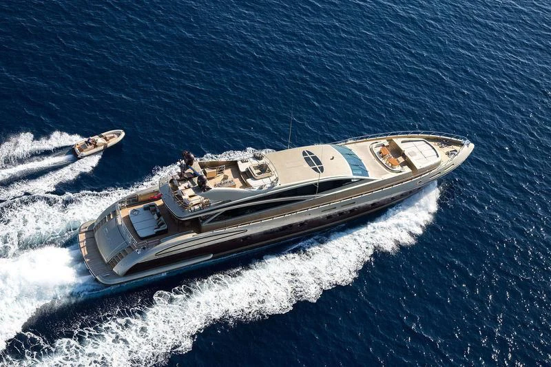 a boat on the water aboard GENESIS Yacht for Sale