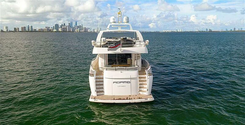 a boat in the water aboard ADAMO Yacht for Sale