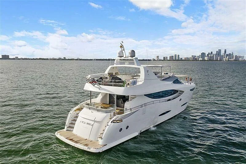 a boat on the water aboard ADAMO Yacht for Sale