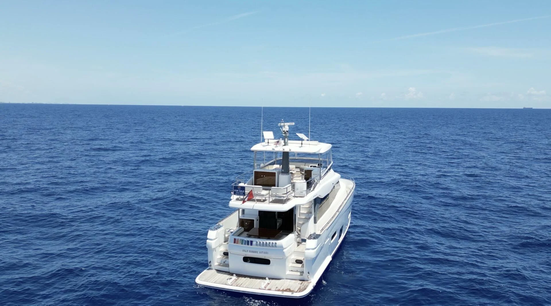 a boat in the water aboard RAINBOW GODDESS Yacht for Sale