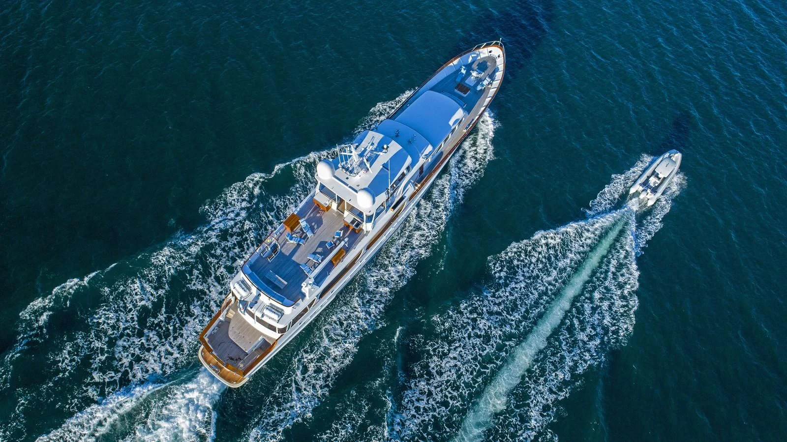 a ship in the water aboard MARYBELLE Yacht for Sale