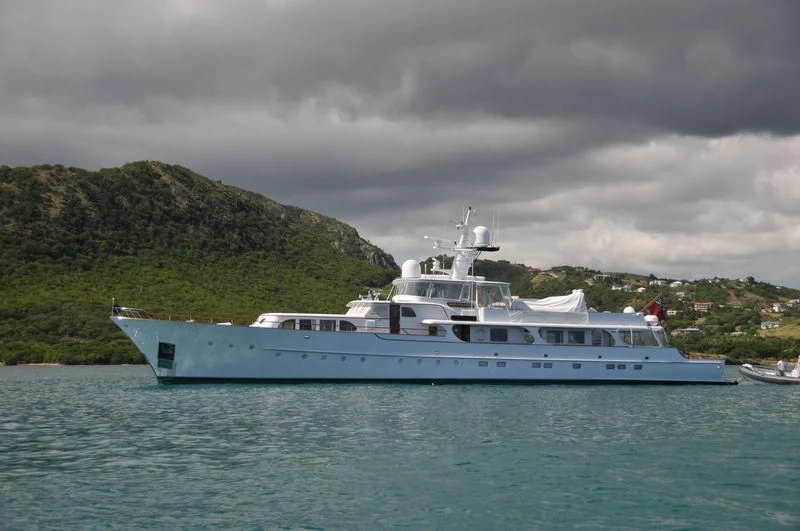 a boat in the water aboard MARYBELLE Yacht for Sale