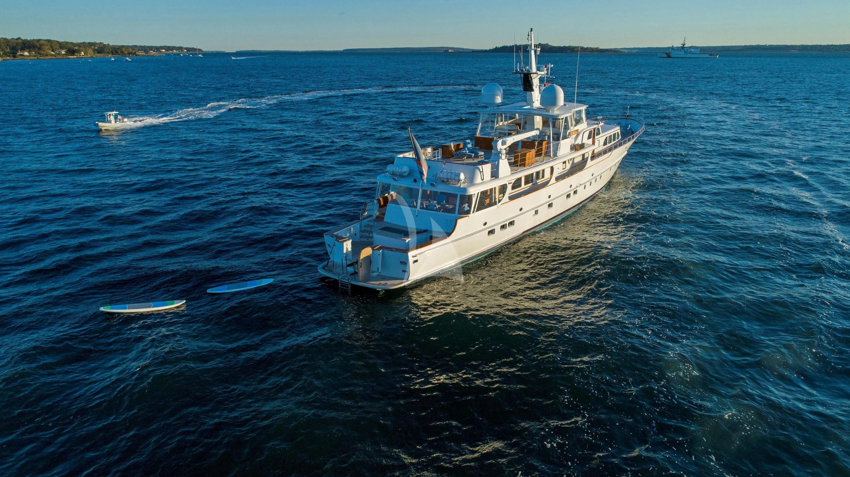 a boat on the water aboard MARYBELLE Yacht for Sale