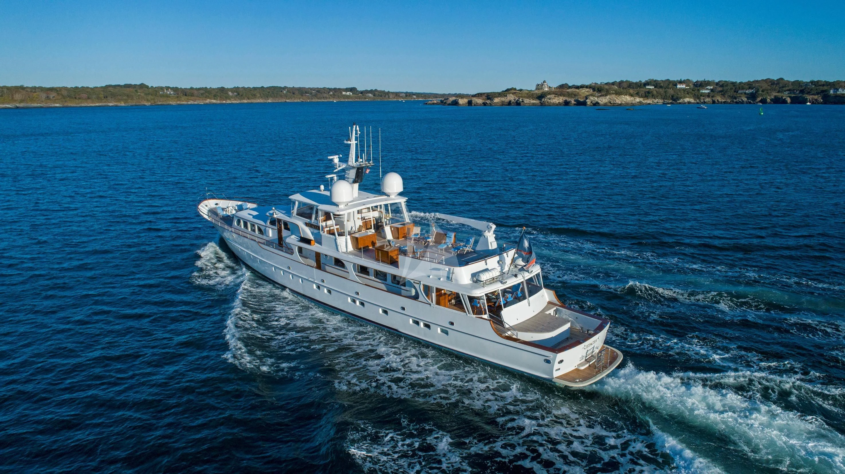 a boat on the water aboard MARYBELLE Yacht for Sale