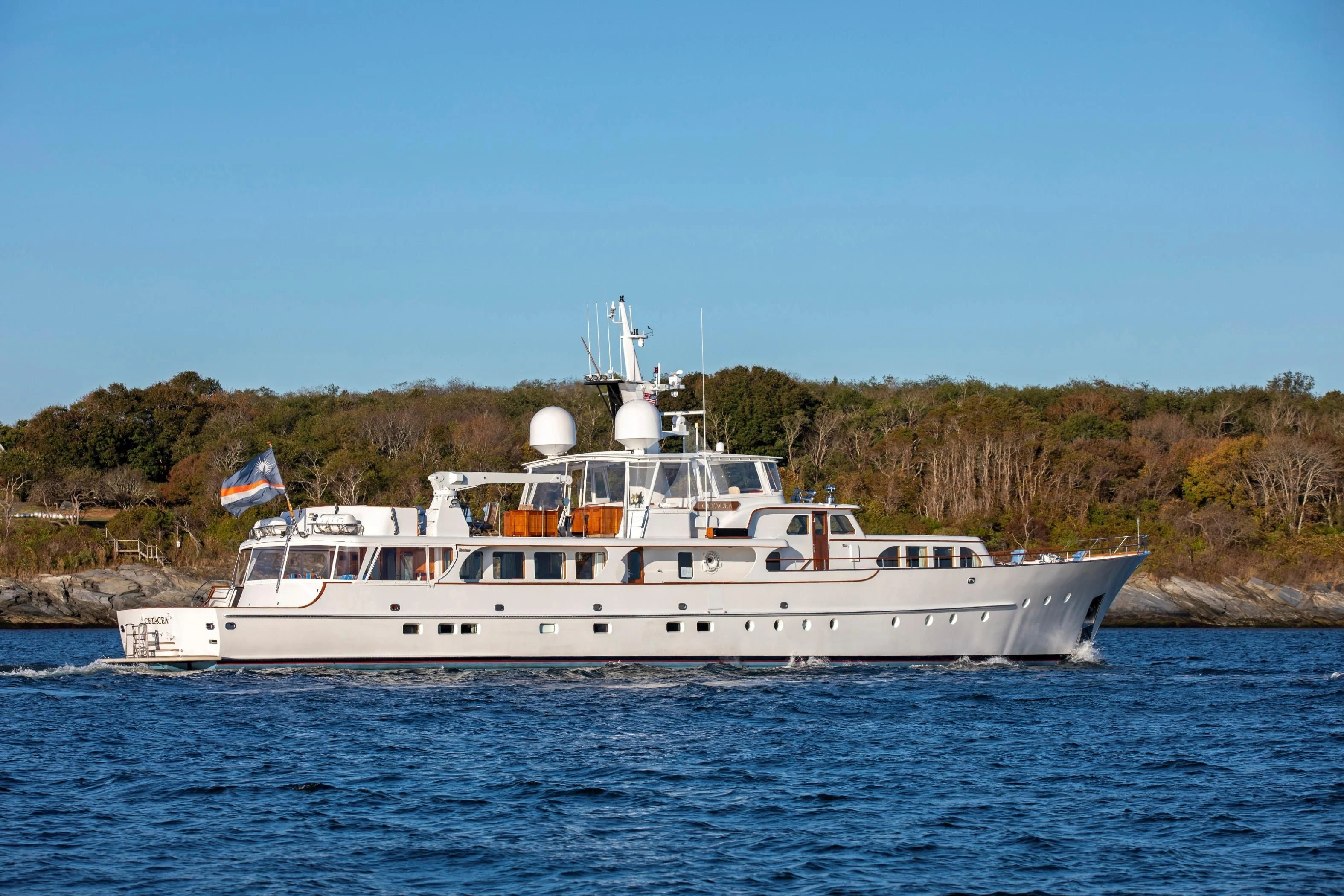 a boat on the water aboard MARYBELLE Yacht for Sale
