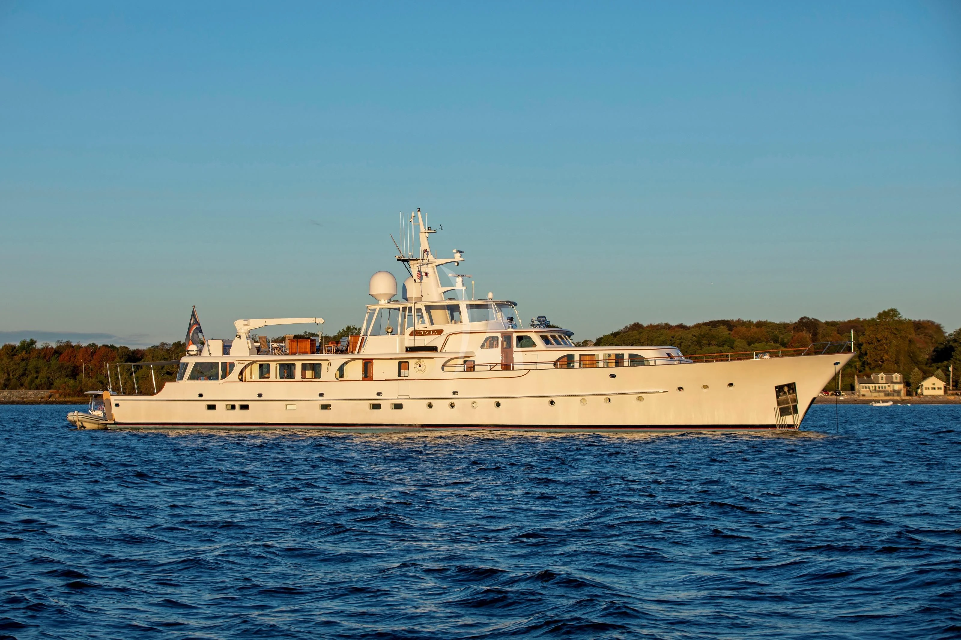 a boat in the water aboard MARYBELLE Yacht for Sale