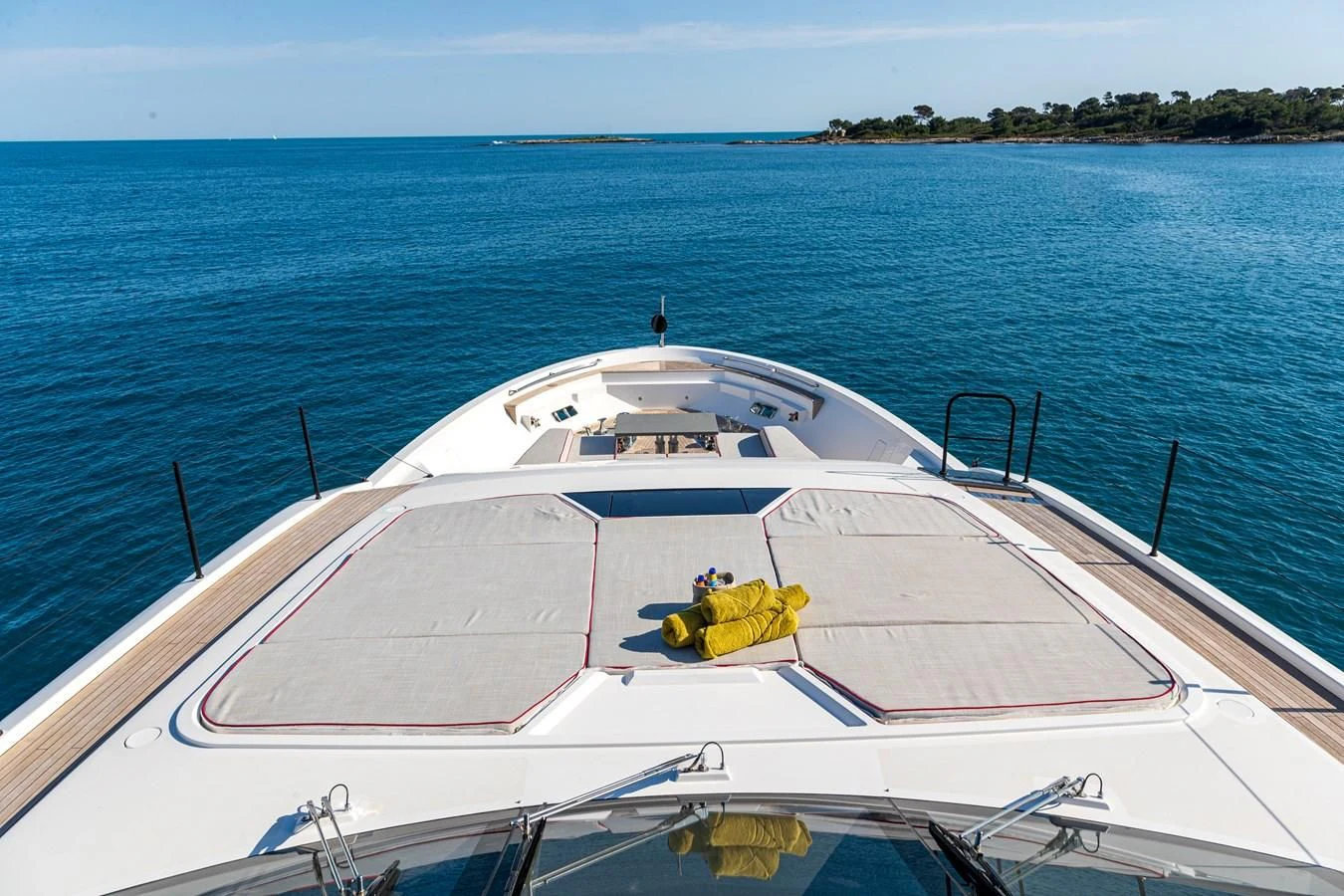 a person in a boat aboard SSL Yacht for Sale