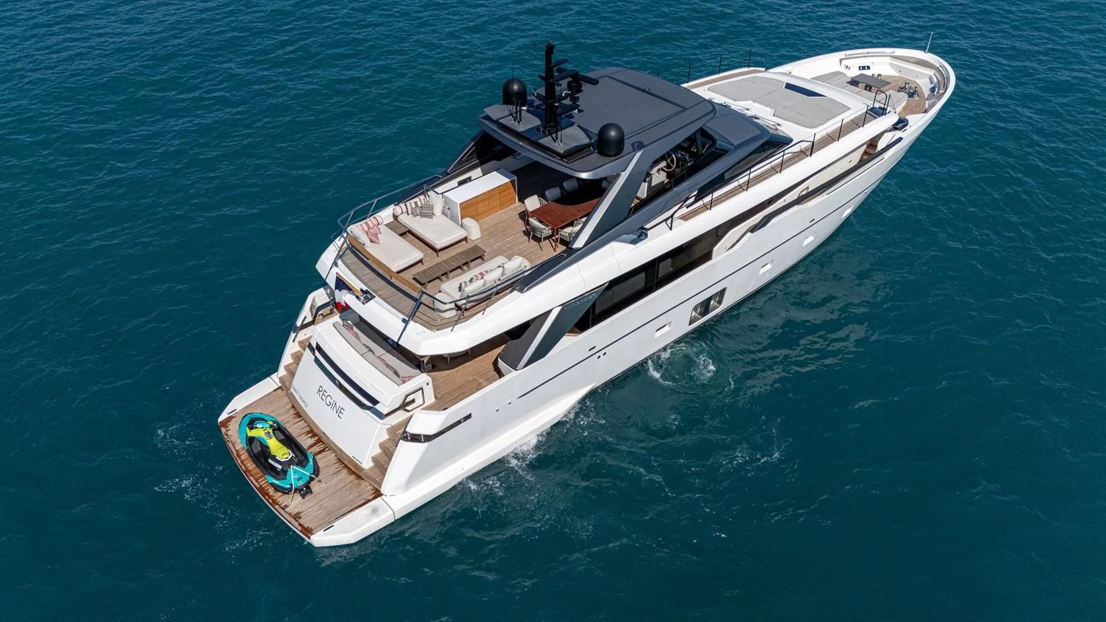 a boat in the water aboard SSL Yacht for Sale
