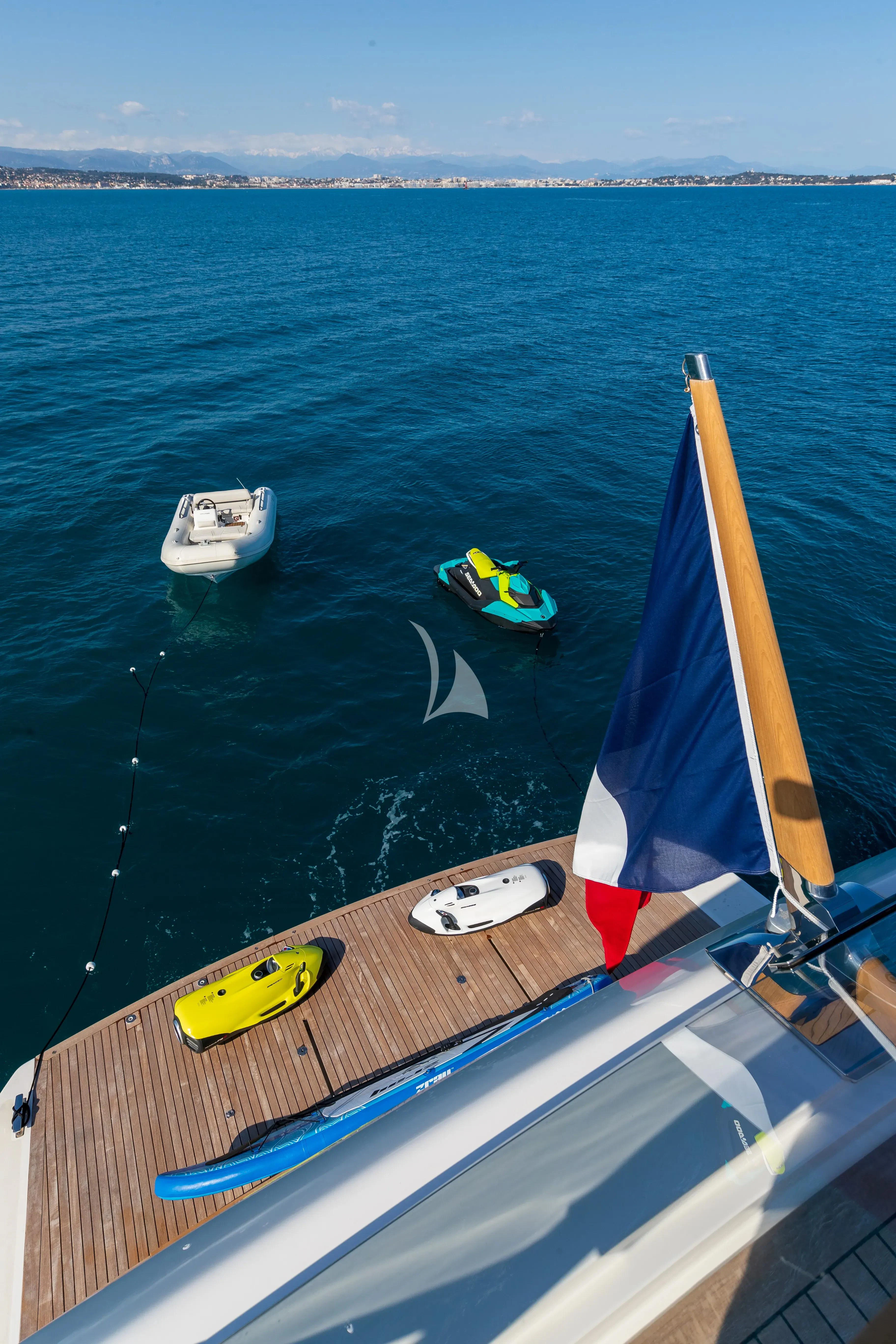 boats on the water aboard SSL Yacht for Sale
