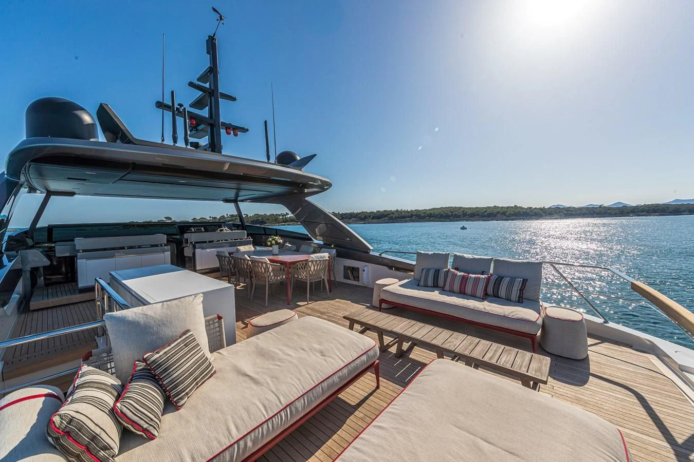 a boat on a boat aboard SSL Yacht for Sale