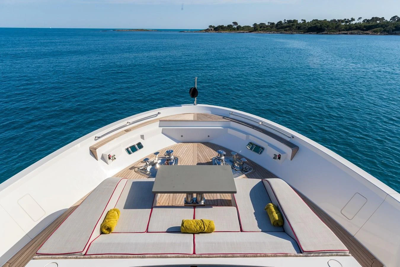 a boat on the water aboard SSL Yacht for Sale