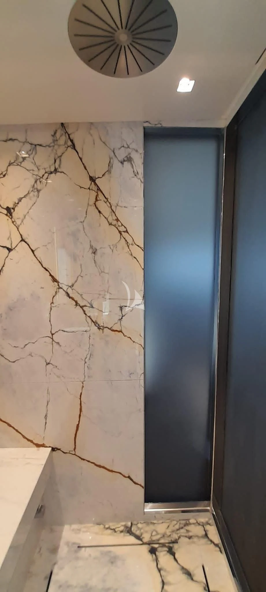 a door with a round hole aboard SSL Yacht for Sale