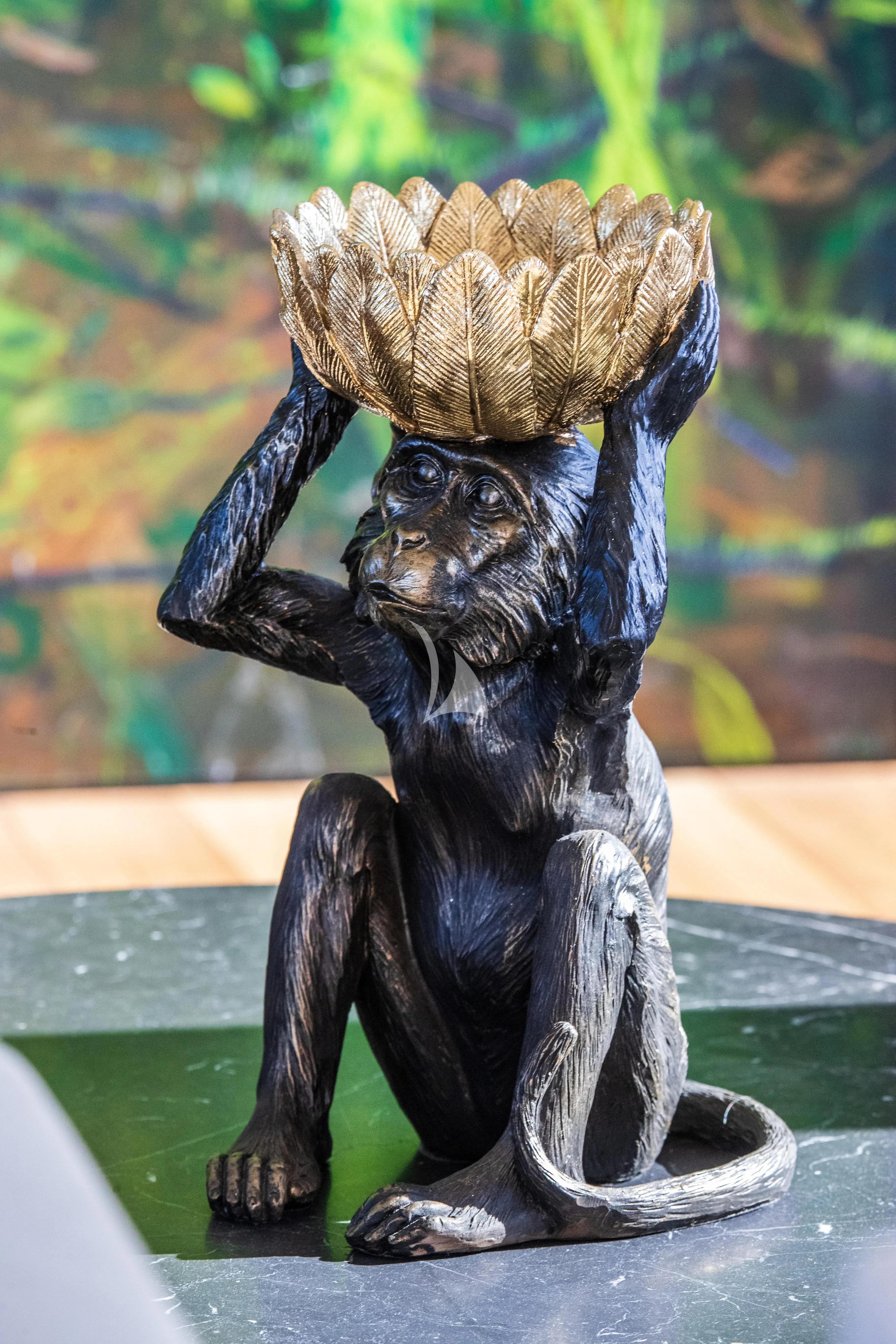 a statue of a gorilla aboard SSL Yacht for Sale