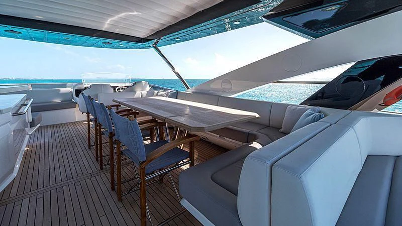 a boat on the water aboard SYNERGY Yacht for Sale