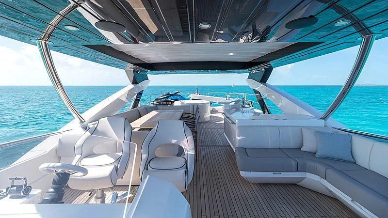 a boat on the water aboard SYNERGY Yacht for Sale