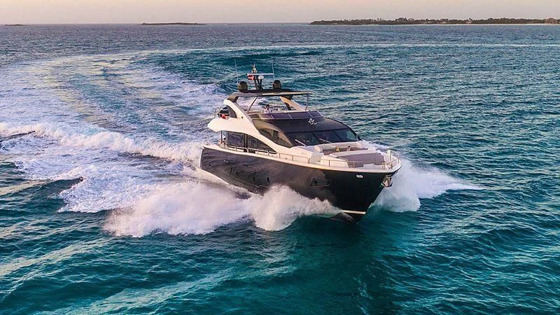 a boat on the water aboard SYNERGY Yacht for Sale