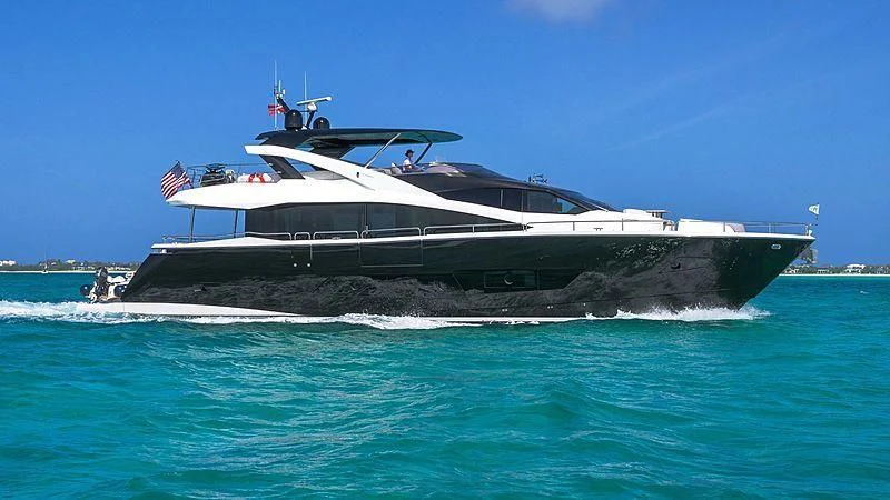 a boat on the water aboard SYNERGY Yacht for Sale