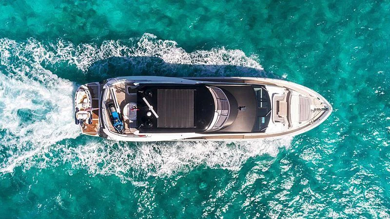 a boat in the water aboard SYNERGY Yacht for Sale