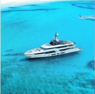 a boat in the water aboard ENZO Yacht for Sale
