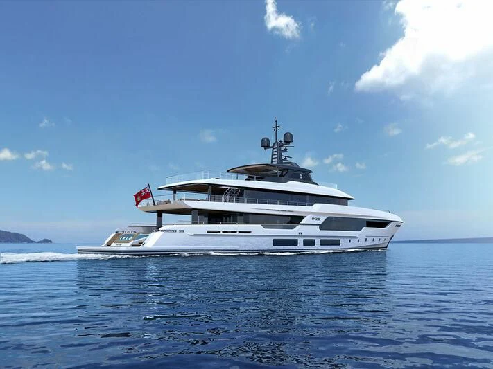 a boat in the water aboard ENZO Yacht for Sale