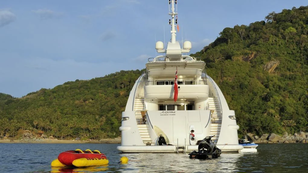 a boat on the water aboard OASIS Yacht for Sale