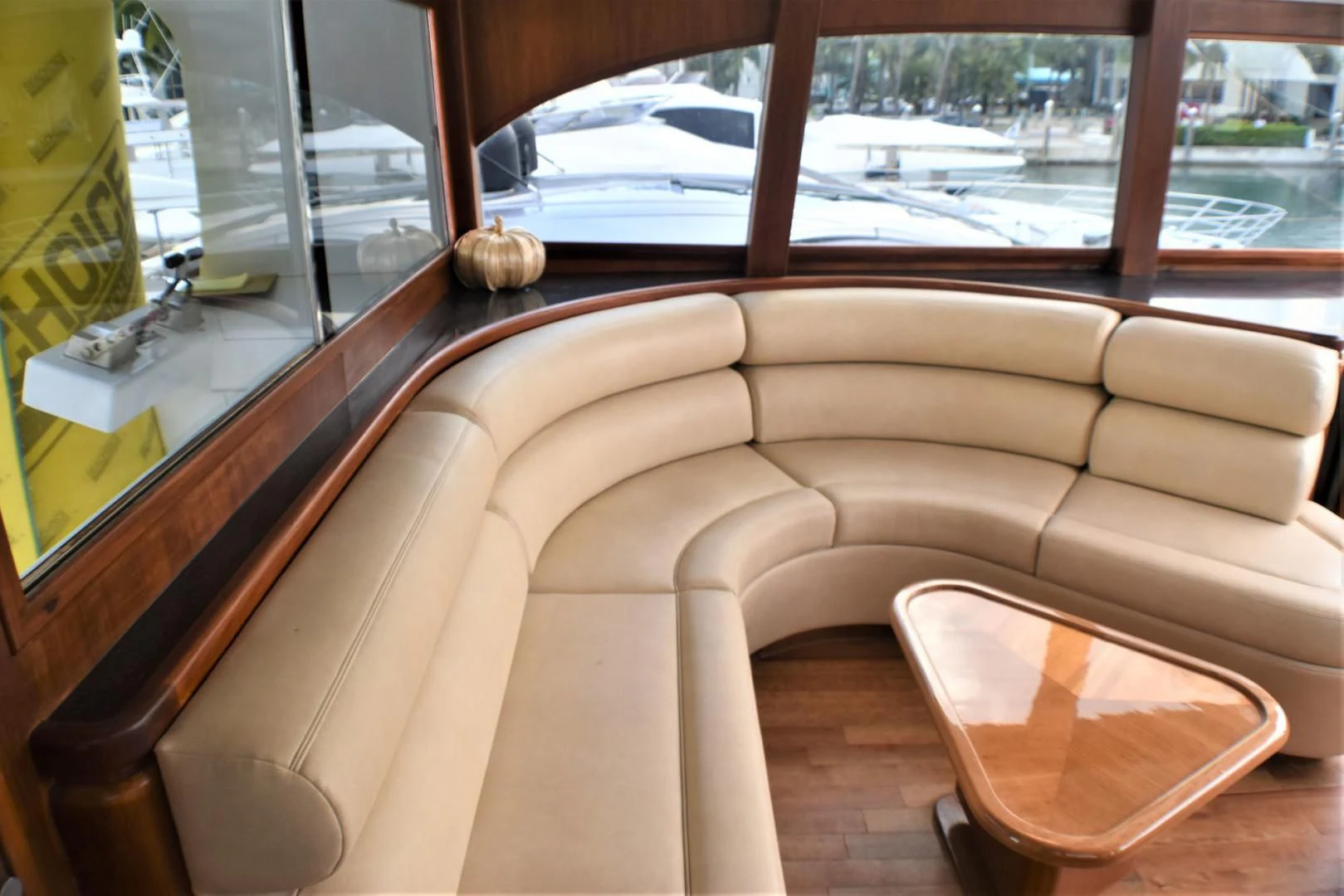 inside of a car aboard JEWEL OF THE NILE Yacht for Sale