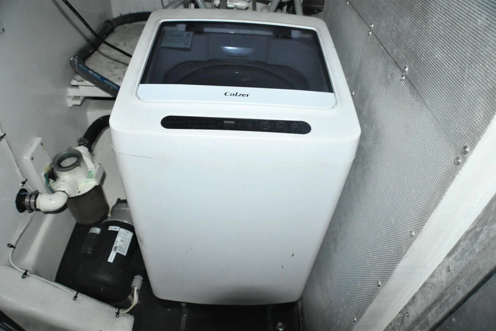 a white car with a black seat aboard JEWEL OF THE NILE Yacht for Sale