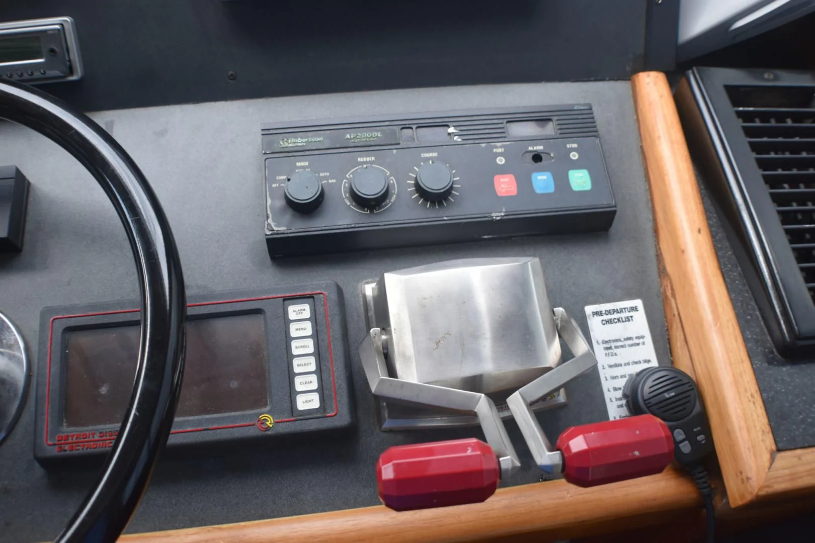 a box with a device inside aboard JEWEL OF THE NILE Yacht for Sale
