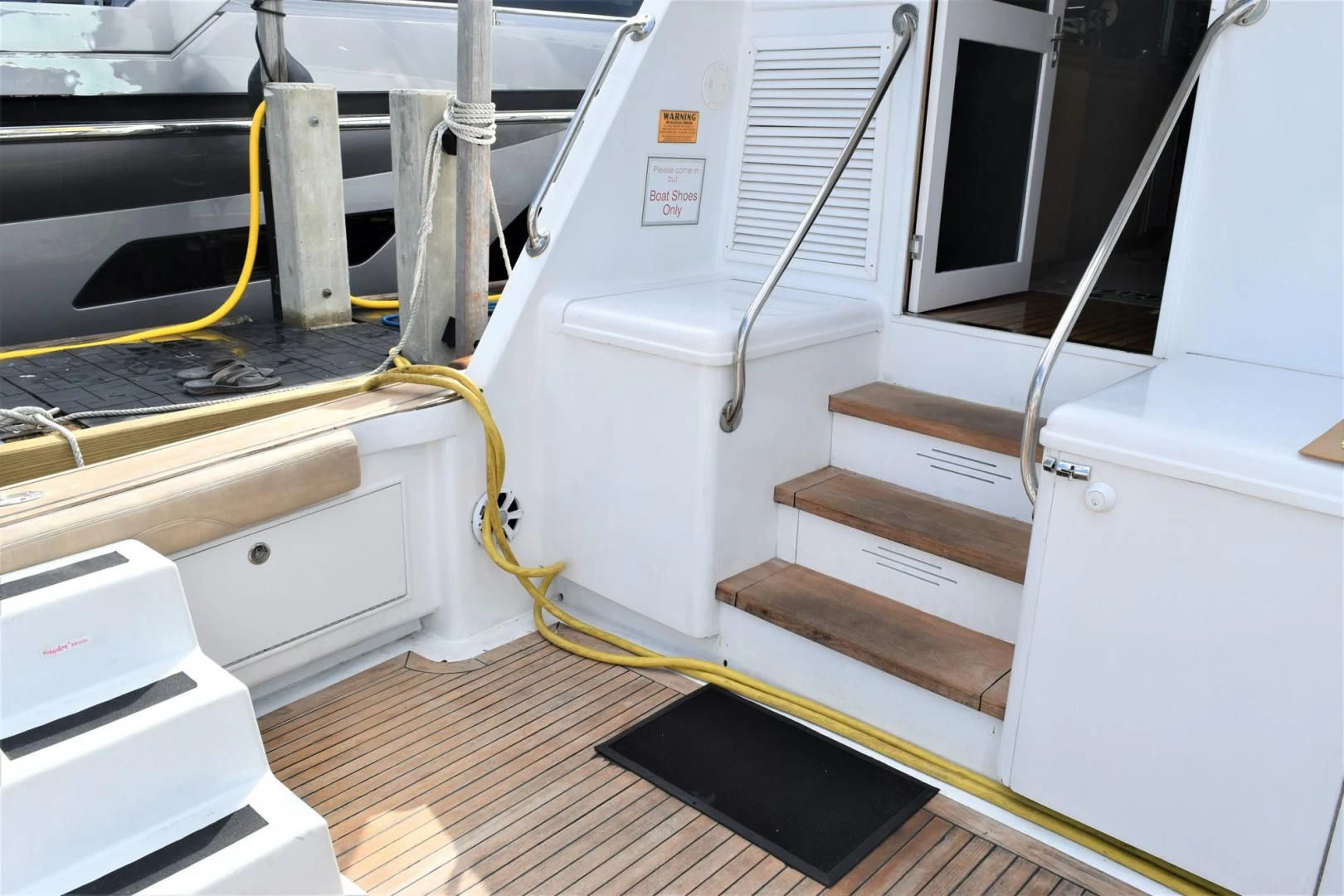 a white machine with wires aboard JEWEL OF THE NILE Yacht for Sale