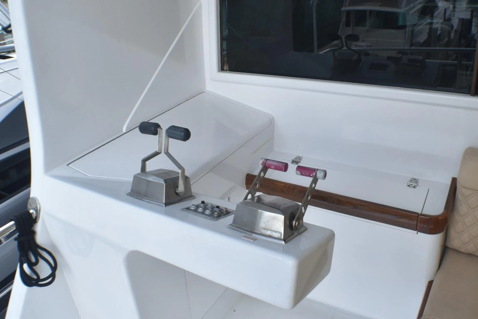 a machine on the counter aboard JEWEL OF THE NILE Yacht for Sale