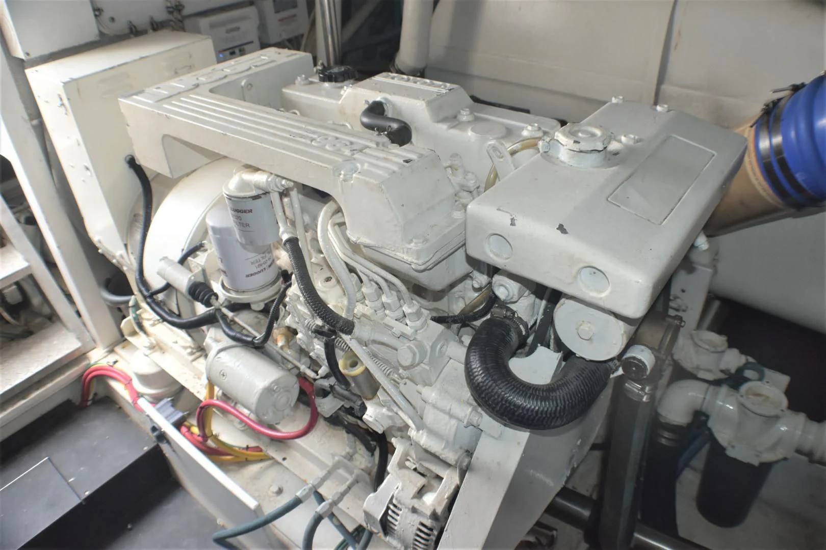 a close-up of a machine aboard JEWEL OF THE NILE Yacht for Sale