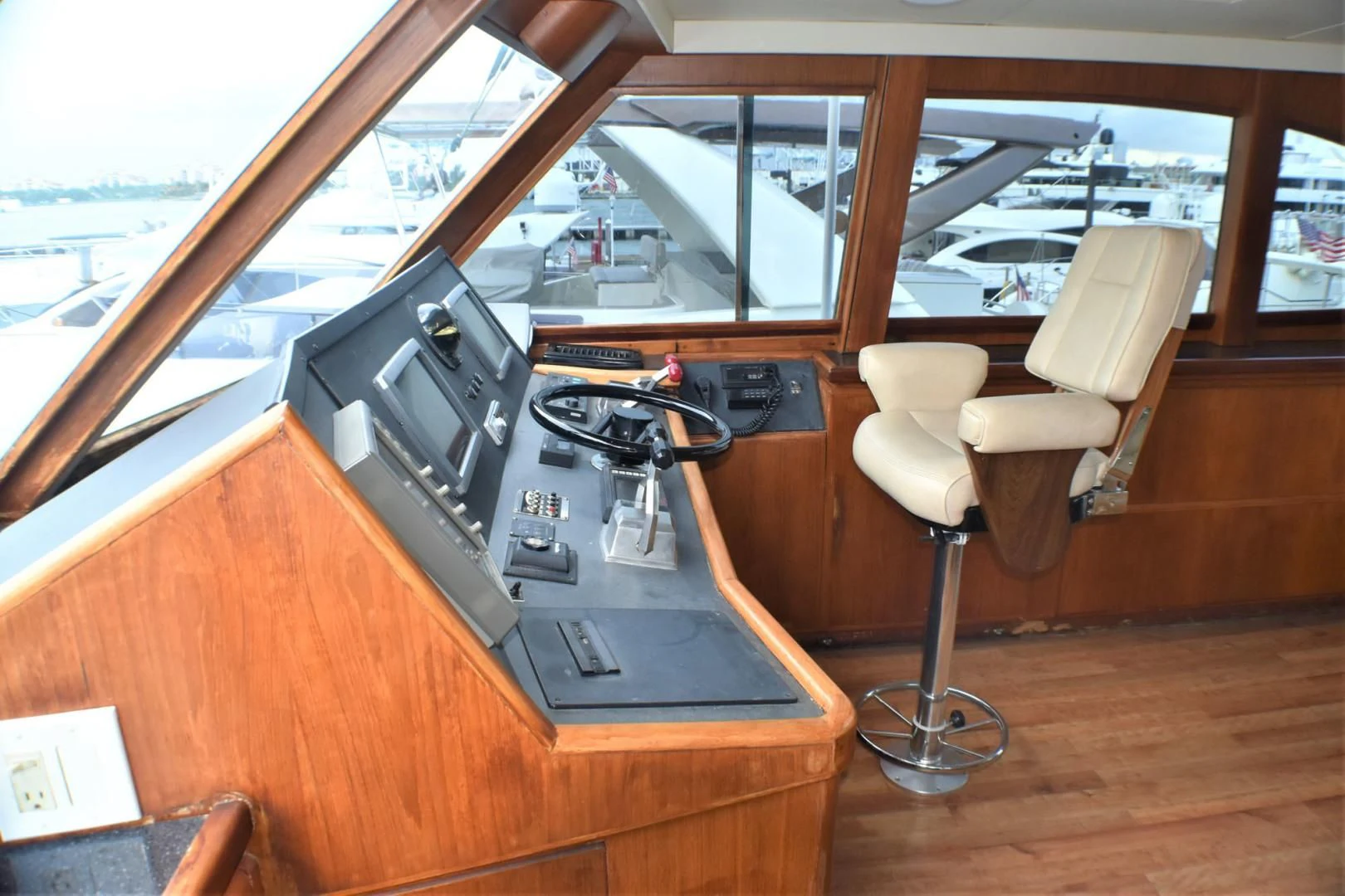 a machine on a table aboard JEWEL OF THE NILE Yacht for Sale